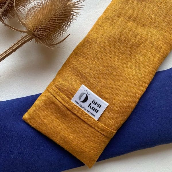 Pure Linen Weighted Eye Pillow - Image 3